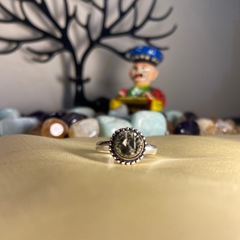 Pyrite Ring Original Natural Circle Adjustable