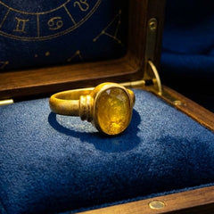 Natural Yellow Sapphire Pukhraj (Thailand) Panchdhatu Ring