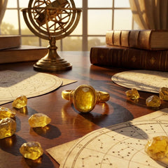 Natural Yellow Sapphire Pukhraj (Thailand) Panchdhatu Ring