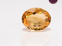 4.97 Carat  Citrine Sunela- Natural & Lab-Certified