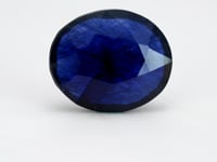 12.02 Carats Natural Blue Sapphire (Neelam) Stone - 09/08-39