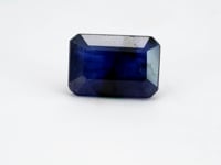 7.75 Carats Natural Blue Sapphire (Neelam) Stone - 09/08-40