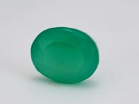7.11 Carat Green Onyx (Chalcedony Stone) - Natural & Lab-Certified  06/08 - 17