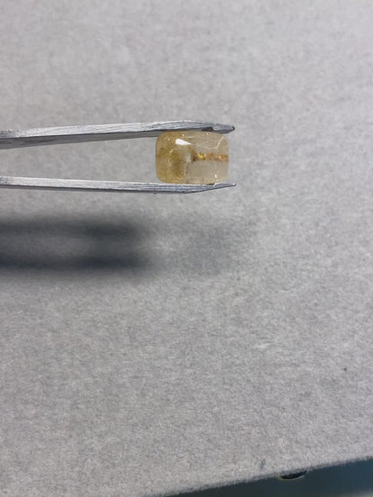 6.68 Carat Natural Ceylon Yellow Sapphire Pukhraj - Lab Certified