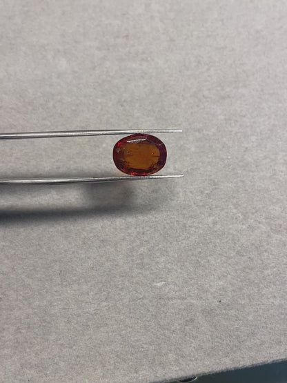 7.16 Carat Natural Gomed Hessonite Lab Certified