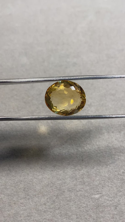 7.63 Carat Natural Citrine - Sunela - Lab Tested