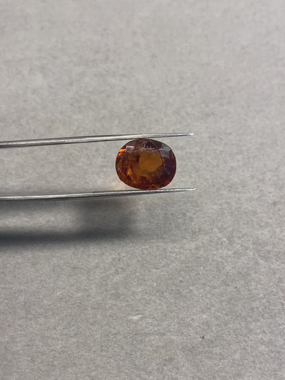 6.52 Carat African Gomed Hessonite Lab Certified