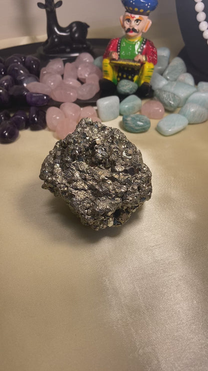 440gm Popular Quality Natural Pyrite Cluster Geode - Lab Certified