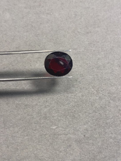 7.84 Carat Black Gomed Garnet